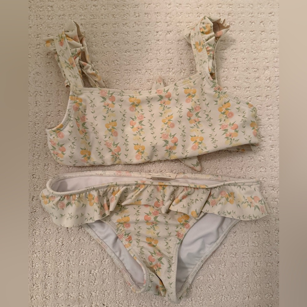 Minnow Floral Ruffle Bikini Set